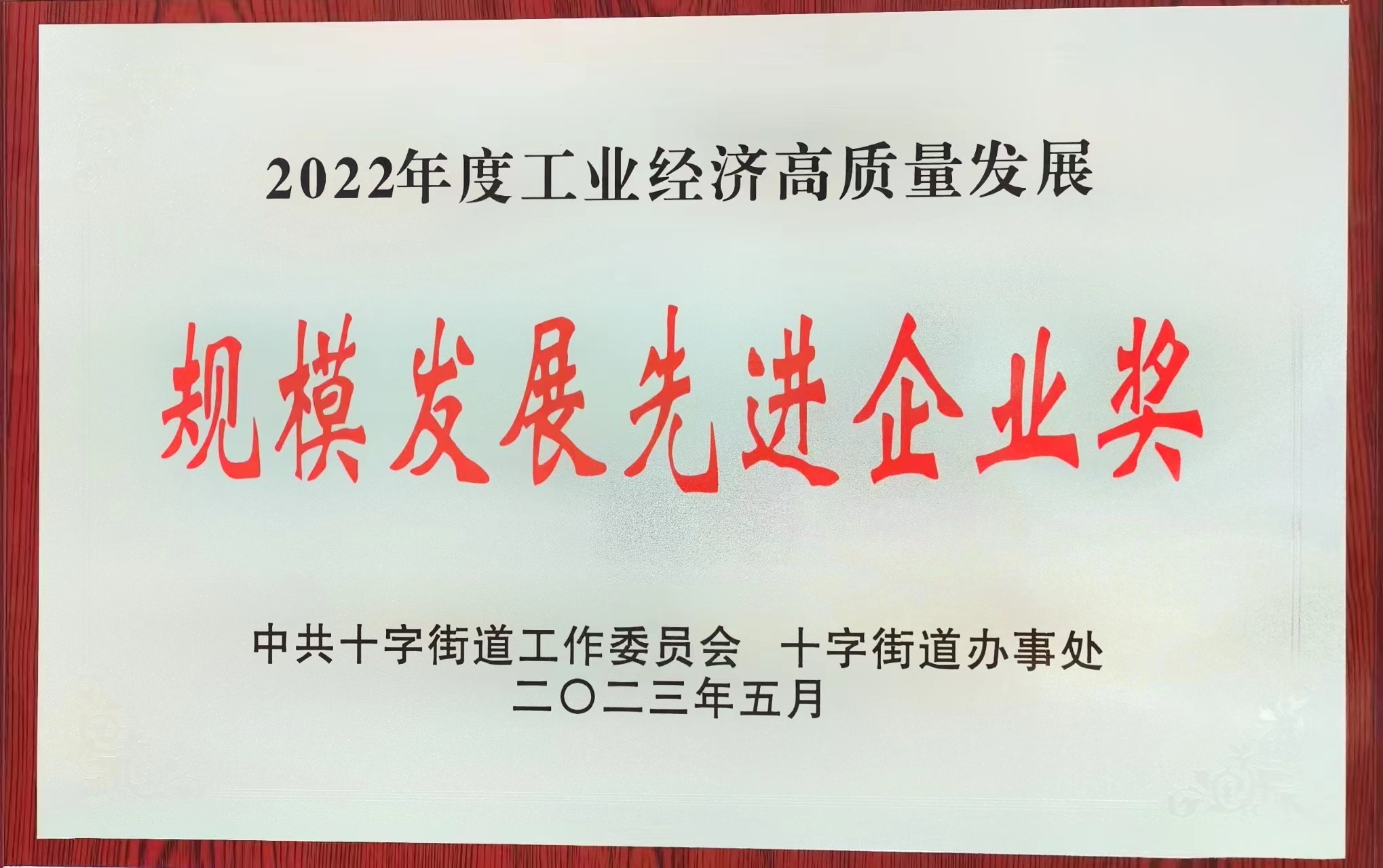富濾盛江蘇工廠再次獲評“2022年度工業(yè)經(jīng)濟高質(zhì)量發(fā)展 規(guī)模發(fā)展先進企業(yè)”